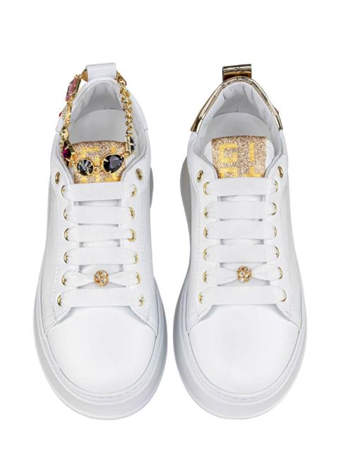 Sneaker combi chic Gio+ GIO + | PIA184A-WHITE